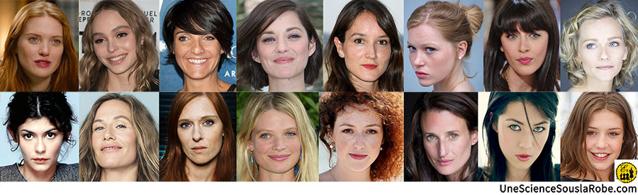 16 femmes connues représentent les 16 saisons